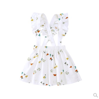 Pureborn 博睿恩 女童蝴蝶结背带连衣裙