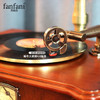fanfani 梵珐尼 复古实木留声机X9 仿古黑胶唱片机 柜式带低音炮
