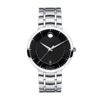 MOVADO 摩凡陀 0606914 AUTOMATIC39.5mm男款自动机械表 礼盒装 39.5mm 黑色 银色 不锈钢