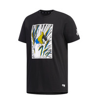 adidas 阿迪达斯 TSUBASA Tee 1 男子运动T恤 FJ6226 黑色 M