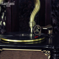 梵珐尼（fanfani） 复古实木留声机X59 仿古黑胶唱片机 柜式带低音炮 蓝牙 典雅黑
