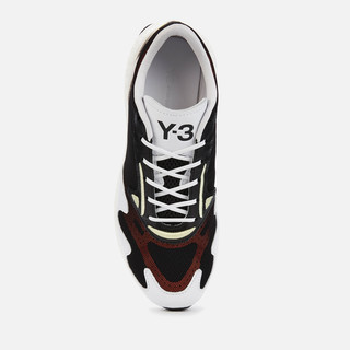 Y-3 Rhisu 男士运动鞋 Black/White/Yeltin UK5