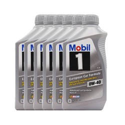 Mobil 美孚 1号 全合成机油 0W-40 A3/B4 SN 1Qt 6桶装