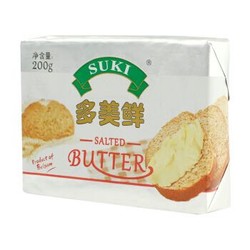 SUKI 多美鲜 发酵型有盐动脂黄油  200g *12件
