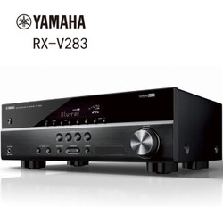 YAMAHA 雅马哈 RX-V283 新款进口 dsp数字5.1声道AV功放机 支持4K杜比DTS 家用家庭影院音响大功率音箱