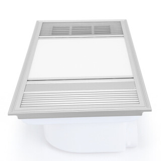 佛山照明（FSL）浴霸集成吊顶风暖式多功能五合一液晶显示屏600LHFN7-银色