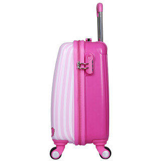 凯蒂猫（hellokitty）18英寸儿童拉杆箱 小学生行李箱男女登机箱学生万向轮旅行箱超轻静音密码箱KT0014A粉红
