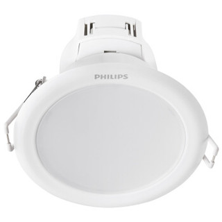 飞利浦 (PHILIPS) LED筒灯 3.5寸 105mm开孔 白色暖光闪灵系列 7W 2700K