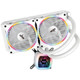  爱国者（aigo）冰塔V240 白色 彩虹版一体式水冷CPU散热器(PWM智能温控风扇/全平台支持/静音/附硅脂）　
