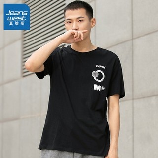 JEANSWEST 真维斯 JW-01-173TB588 男士印花T恤