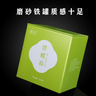 羽信 特级碧螺春 茶叶绿茶2023新茶雨前春茶罐装250g