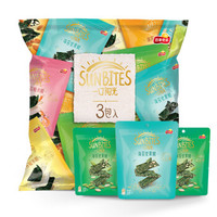 一口阳光 Sunbites 零食 休闲食品 百事食品 海苔坚果脆18g*3包