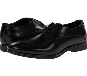 史蒂夫·马登 STEVE MADDEN Barkerr 男款真皮休闲鞋 Black 7.5