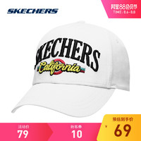 Skechers斯凯奇男女同款时尚字母刺绣运动休闲棒球帽SMHUS19D001