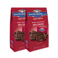 6日0点：Ghirardelli吉尔德利丝绒口感60%特醇黑巧克力袋装149g