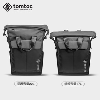 tomtoc A61 经典城市卷盖 双肩电脑包