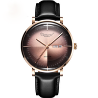 嘉年华 大师系列 JNH-MN8894玫灰 男士自动机械手表