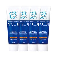 【88会员日】LION 狮王 CLINICA酵素清洁牙膏 薄荷味130g *4支装