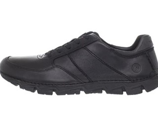 ROCKPORT 乐步 Rocsports Lite Bike Toe 男士系带真皮休闲鞋 Black UK 7.5