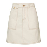 E·LAND 衣恋 女士A字牛仔半身短裙EEWHA8701I