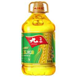 九三 食用油 非转基因 压榨一级玉米油 玉米胚芽油 4L（烘培食用植物油） *5件