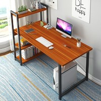 亿家达 台式家用电脑桌 120CM 古檀木色+凑单品