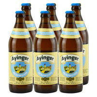 德国进口啤酒  Ayinger 艾英格系列啤酒 艾英格小麦啤酒500ml*6瓶