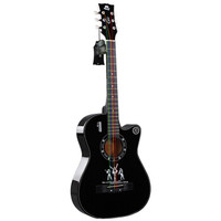 GIXE 歌西 民谣吉他 G-15C 升级版金属弦钮黑色 38寸