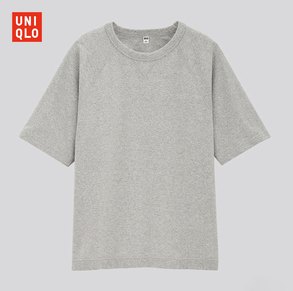 优衣库t恤_uniqlo 优衣库 430090 插肩袖圆领t恤多少钱-什么值得买