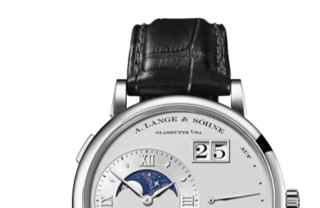 A. LANGE & SÖHNE 朗格 139.025 男士腕表 41mm 银色 黑色