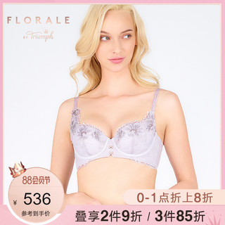 Triumph/黛安芬Florale华丽木兰蕾丝刺绣收副乳舒适文胸16-8557 *3件