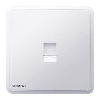 西门子(SIEMENS)开关插座 六类电脑插座面板 灵蕴辰曦白 *3件