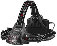 LED LENSER 莱德.雷神 7299-R 可充电式 3 合 1 专业 LED 头灯（黑色）&nbsp;&ndash; 礼盒装 7299R