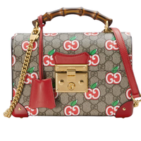GUCCI 古驰 Padlock系列 女士手提包 603221 2EVFG 8646 红色 小号