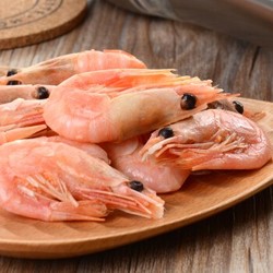 纯色本味 加拿大北极甜虾 1.2kg*140-180只 *4件 +凑单品