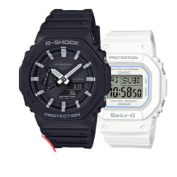 CASIO 卡西欧 GA-2100-1A/ BGD-560-7A 情侣款时尚限量手表2块