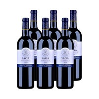99美酒节：Lafite 拉菲 传说 波尔多法定产区干红葡萄酒 750ml*6支