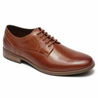 Rockport 乐步 Style Purpose Plaintoe Oxford 男款休闲皮鞋 褐色 US7