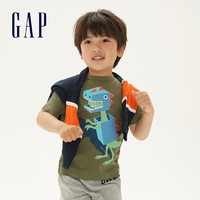 Gap 盖璞 男幼童纯棉短袖T恤544969  红色 85cm