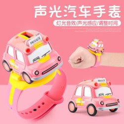 儿童手表车模手表合金玩具车q版小车巴士多少钱 什么值得买