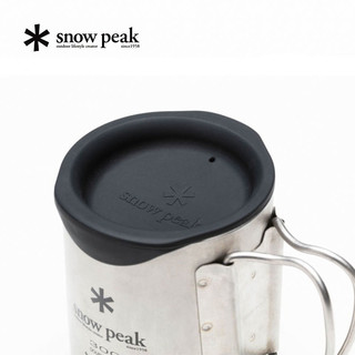 Snow Peak雪峰户外露营钛金属双层杯雪峰钛杯组合套餐(杯子+杯盖)