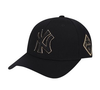 MLB NY 男女同款刺绣logo棒球鸭舌帽