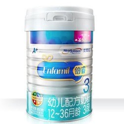 MeadJohnson Nutrition 美赞臣 铂睿 幼儿配方奶粉 3段 850g *2件