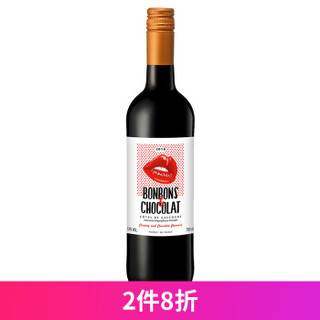 甜唇 半甜红葡萄酒 750ml单瓶装 法国原瓶进口 半甜葡萄酒