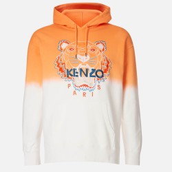 KENZO 高田贤三 经典虎头拼色连帽卫衣
