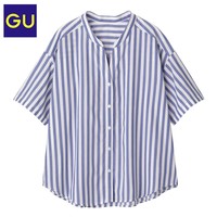 GU 极优 324118 条纹开领衬衫 