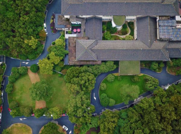 近龙井茶园杭州蝶来浙江宾馆丽景大双床房2晚含早双人下午茶