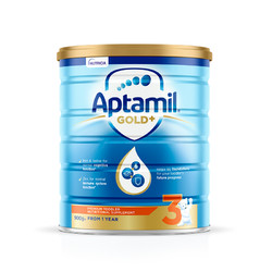 Aptamil爱他美进口新西兰版婴儿幼儿奶粉3段1周岁以上900g罐装