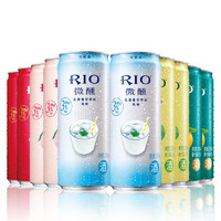 锐澳（RIO）洋酒 鸡尾酒 预调酒 微醺系列组合 330ml*10罐（微醺4种口味*2+乳酸菌*2） *2件