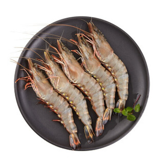 拓食 越南生冻黑虎虾（大号）800g/盒 24-32只  *3件